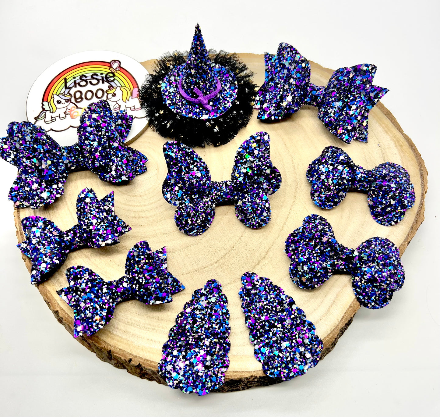 Mystical glitter hair accessories - sold individually