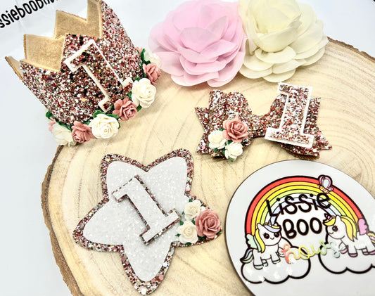 Bespoke Birthday Collection - any colour combinations can be ordered - sold as a bundle and individually.