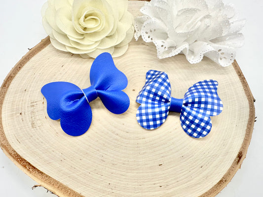 Set of two 3” butterfly school hair accessory - all colours can be ordered