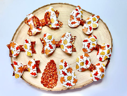 Autumn leaves hair accessories - sold individually