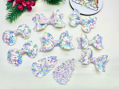 Rainbow snowflake hair accessories - sold individually