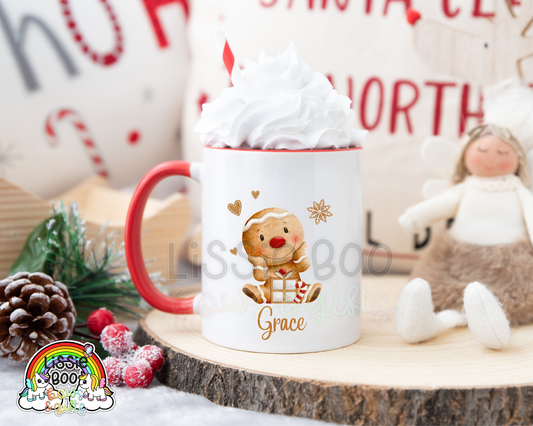 Christmas gingerbread mug