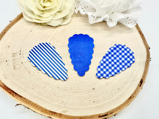 Set of three school hair clips - all colours can be ordered