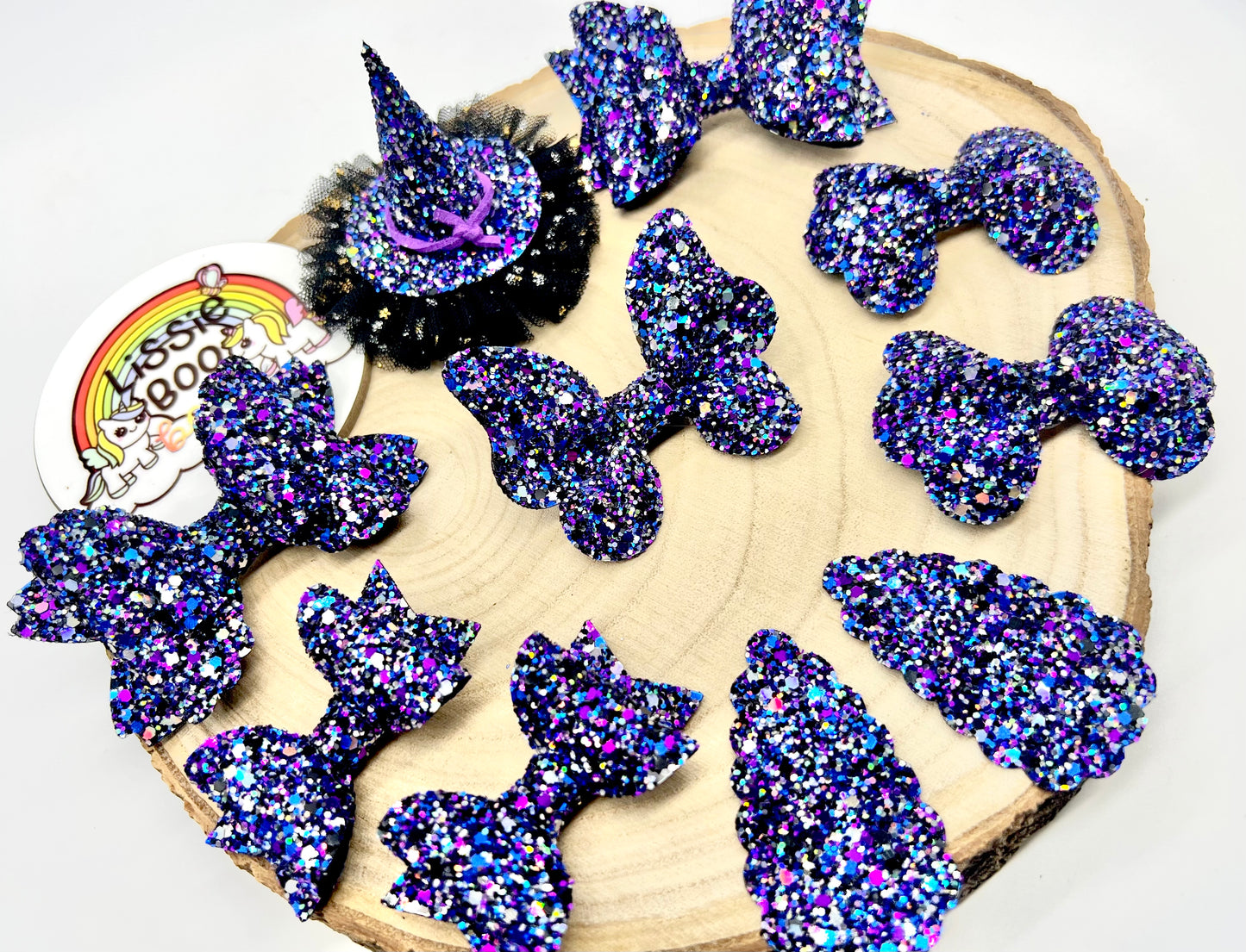 Mystical glitter hair accessories - sold individually