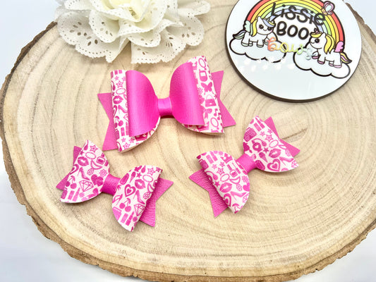 Hot pink babe hair accessories (sold individually)