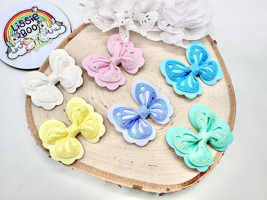 2.5” double layer butterfly hair accessory - sold individually