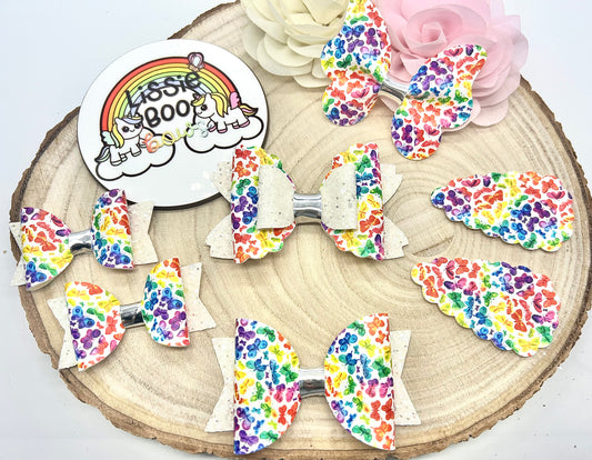 Rainbow butterflies hair accessories (sold individually)