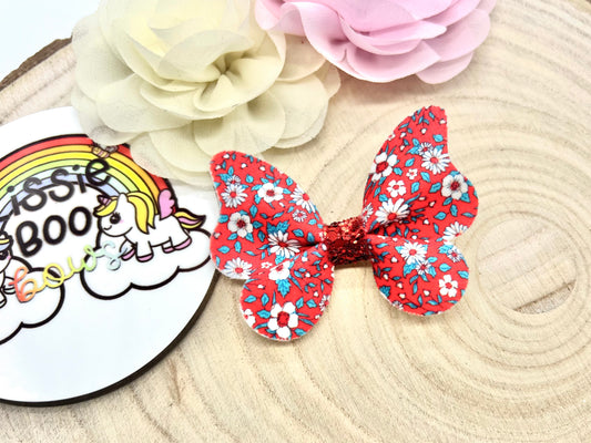 Royal floral butterfly accessory 3”