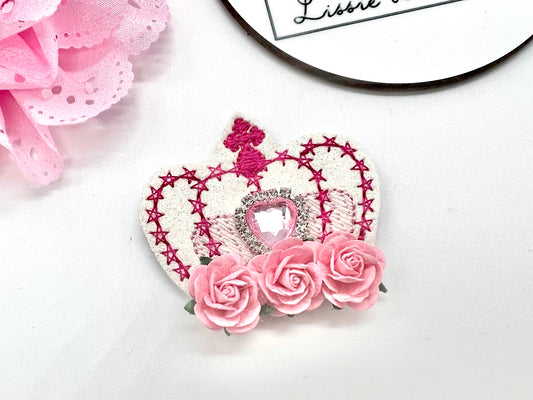Floral crown feltie accessory
